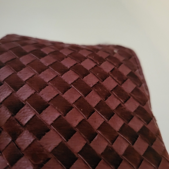 Leather Gloves Danier nwt plum burgundy deep red genuine NEW size XS - Picture 2 of 12